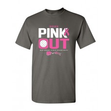 Blue Springs 2022 PINK OUT Short-sleeved T (Charcoal)