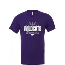 Blue Springs 2023 Basketball WILDCATS Short-Sleeve T (Team Purple)