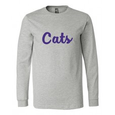 Blue Springs 2023 Basketball CATS Long-Sleeve T (Athletic Heather)