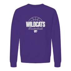 Blue Springs 2023 Basketball WILDCATS Sweatshirt (Team Purple)