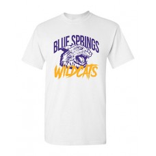 Blue Springs 2023 Football D2 Short-sleeved T (White)