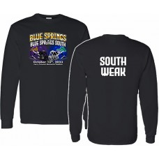 Blue Springs 2023 Football BSvBSS Long-sleeved T (Black)