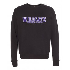 Blue Springs 2023 Soccer Crewneck Sweatshirt WILDCATS (Black)