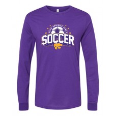 Blue Springs 2024 Girls Soccer Long-Sleeve T (Team Purple)