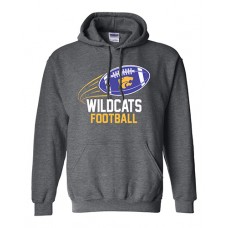 Blue Springs 2024 Wildcats FOOTBALL Hoodie (Dark Heather)