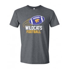 Blue Springs 2024 Wildcats FOOTBALL Short Sleeve Tee (Dark Heather)